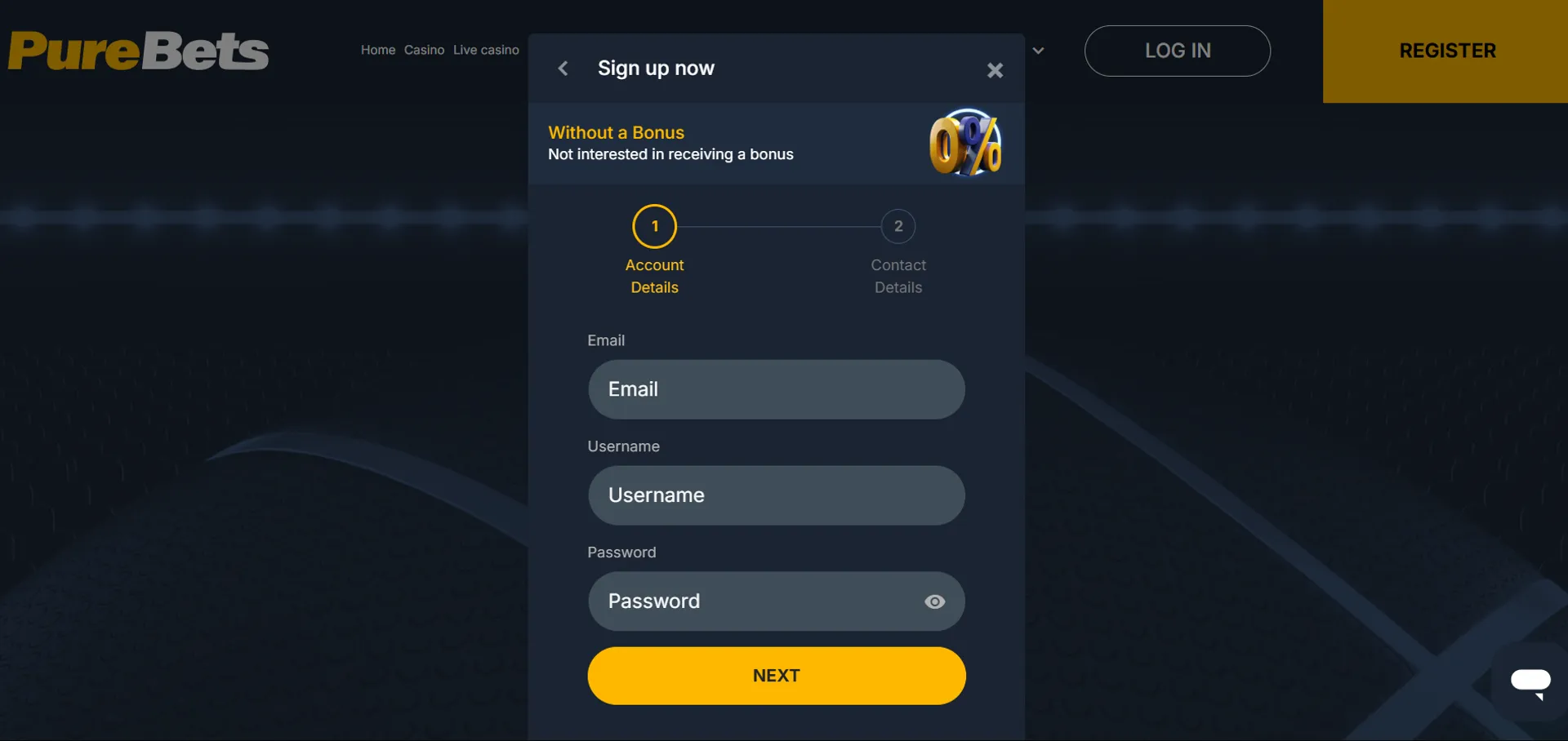 Site de aposta de futebol